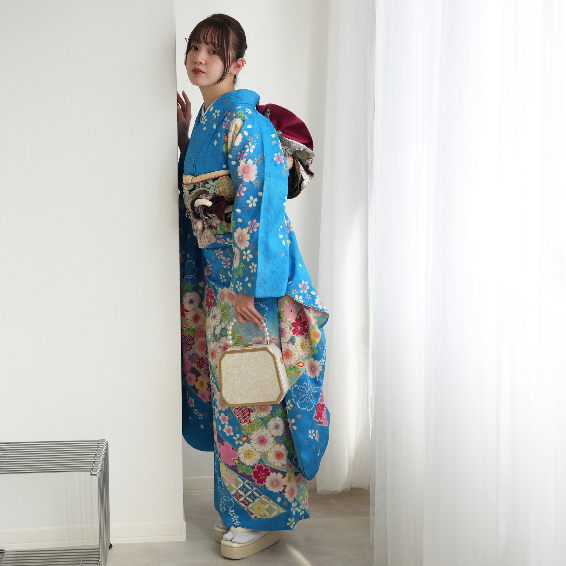 振袖フルセット(8点)・成人式・辻ヶ花・辻が花・花絞り・ブランド