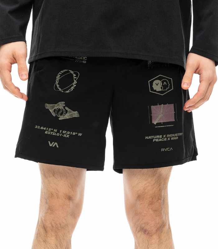 RVCA（ルーカ） MULTI YOGGER SHORTS ウォークパンツ メンズ 短パン