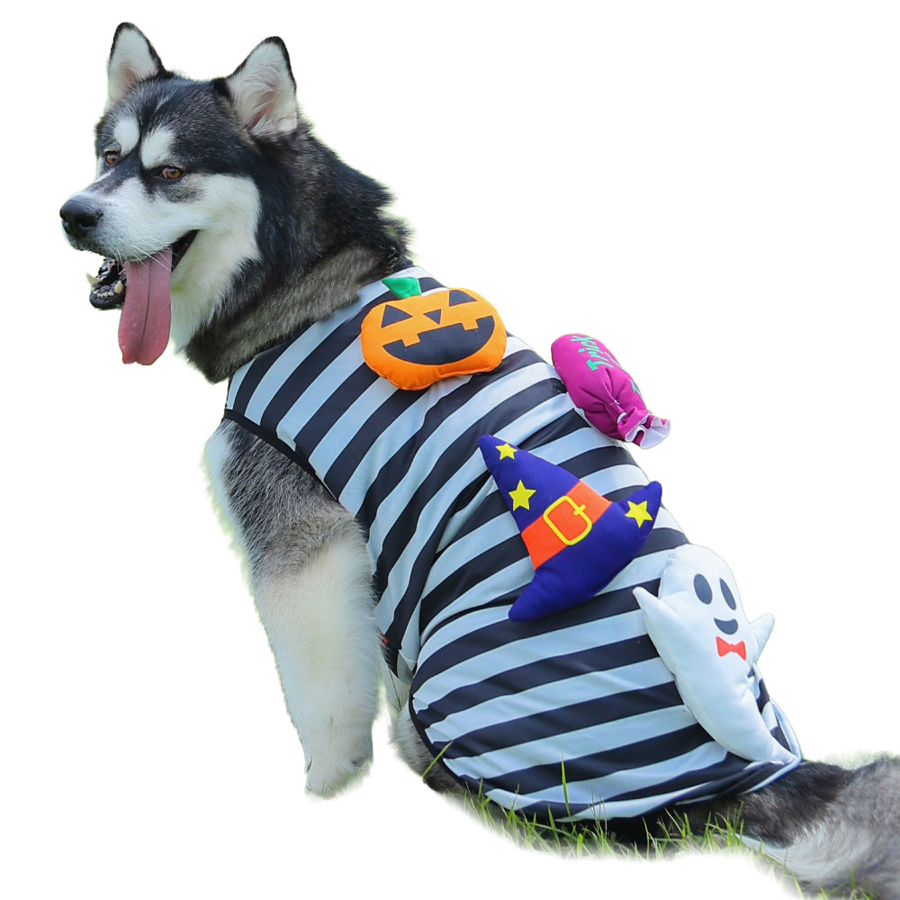 VERY 犬服 ハロウィンコスチューム 小型犬 かぼちゃ おばけ 魔女