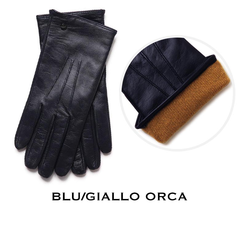 メローラ 手袋 スマホタッチ メンズ ナッパxカシミア グローブ MEROLA