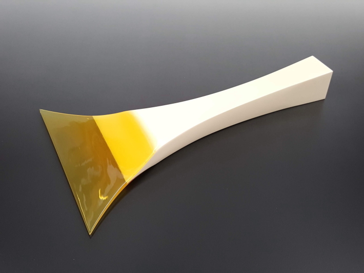 地唄三味線 撥 バチ 高山製 人工べっ甲 「NEW甲」七八サイズ（新素材