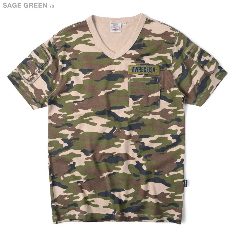 AVIREX U.S. アメリカ海軍特殊部隊迷信柄使用まさにミリタリーです