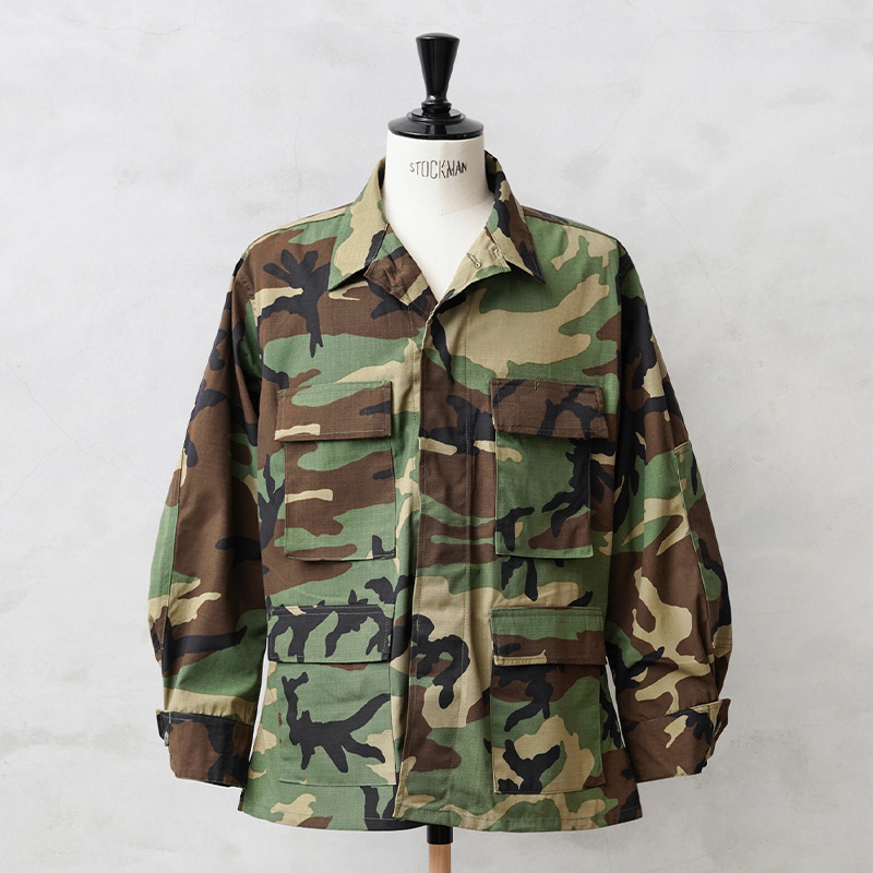 MILITARY（ミリタリー） 実物 新品 デッドストック 米軍 BDU WOODLAND