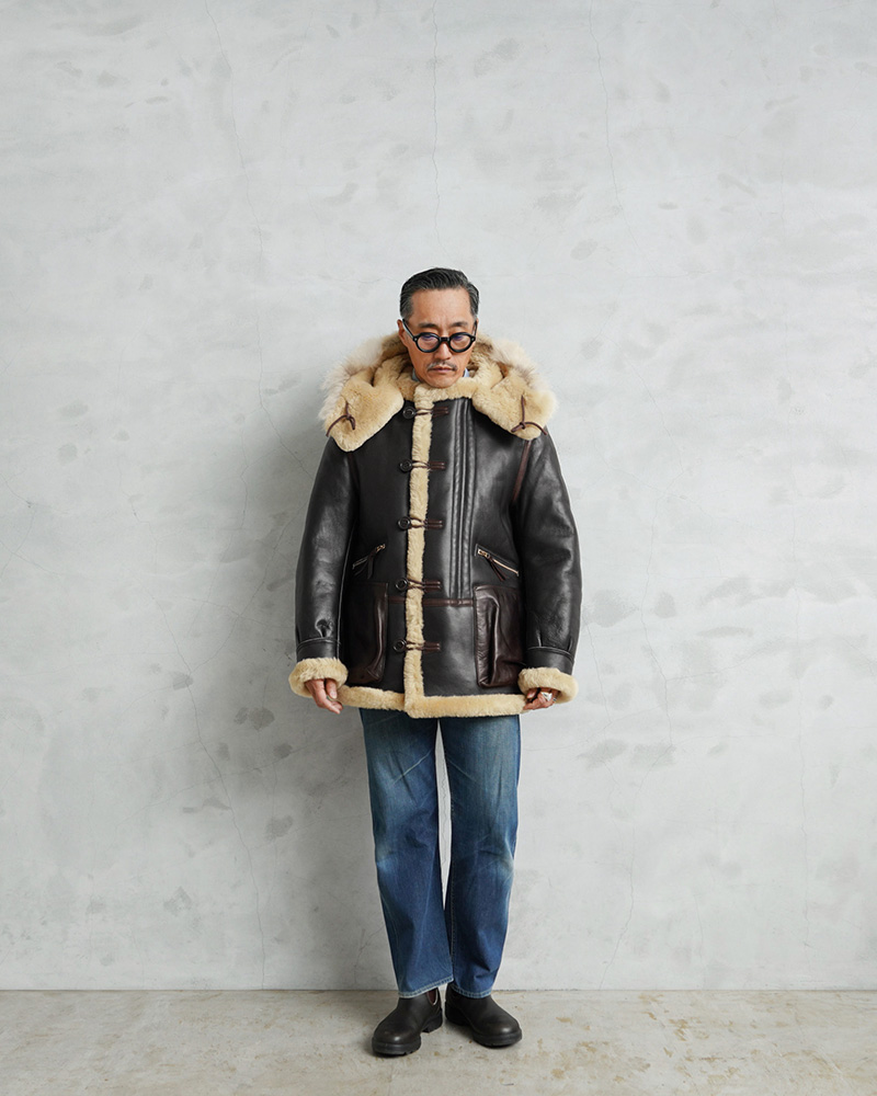 Y'2 LEATHER ワイツーレザー COLOMER MOUTON Type B-7 フライト