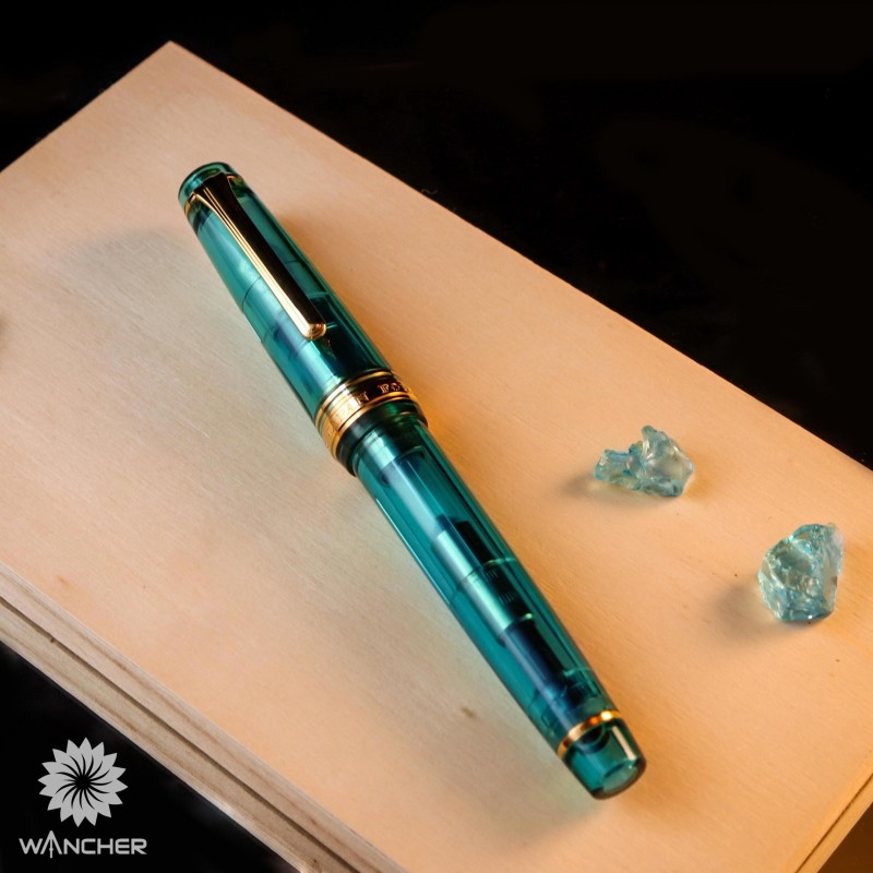 セーラー万年筆 WANCHER × SAILOR プロフェッショナルギア 21金 アクア