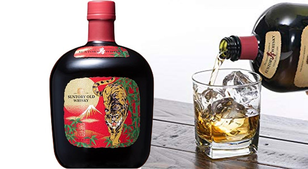 化粧箱入】サントリー ウイスキー オールド 2022年度 虎ボトル 寅歳