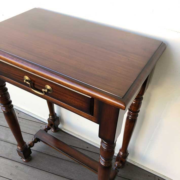 ウッドギャラリー樹 コンソールテーブル 玄関 アンティーク 花台 電話