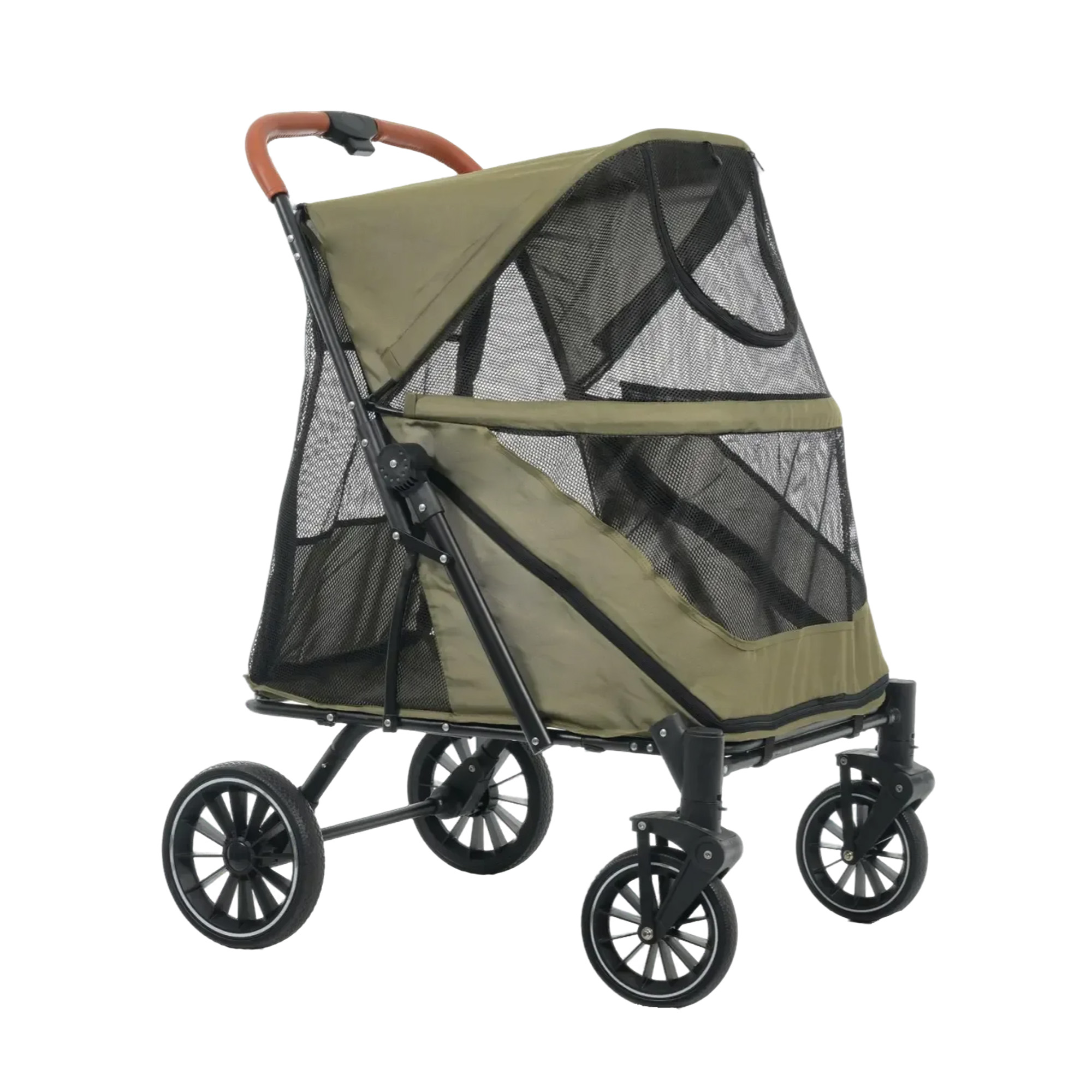 25年仕様改良】ペットカート 大型犬 多頭飼い 折りたたみ 4輪 犬カート