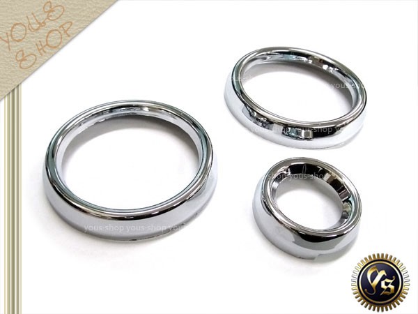 CBX400F NC07 CBX550F GS400 Z400FX PC用 メッキ メーターリング