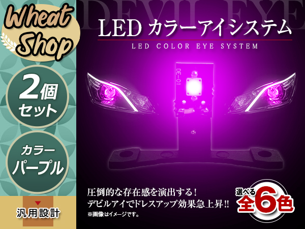 LEDカラーアイシステム キセノンプロジェクター用 ヘッドライト加工