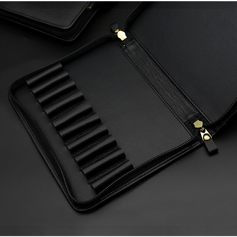 Pelikan（ペリカン） ペンケース レザー 10本用 ブラック TGX-10