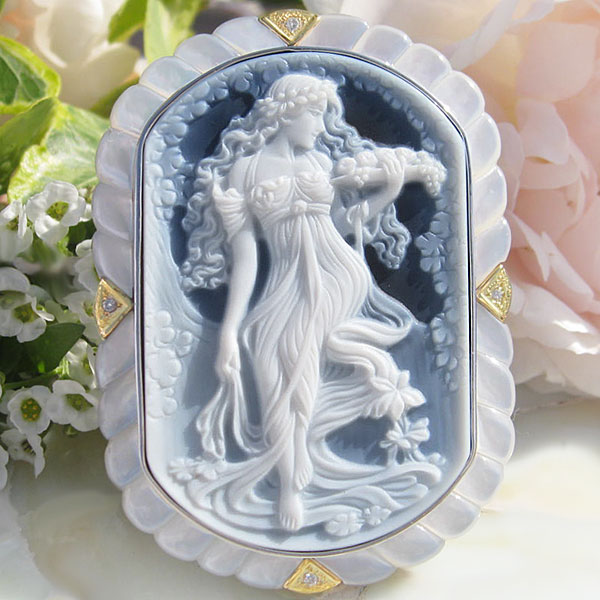 本場ドイツ産 ストーンカメオ(メノウカメオ)のカタログ カメオ専門店