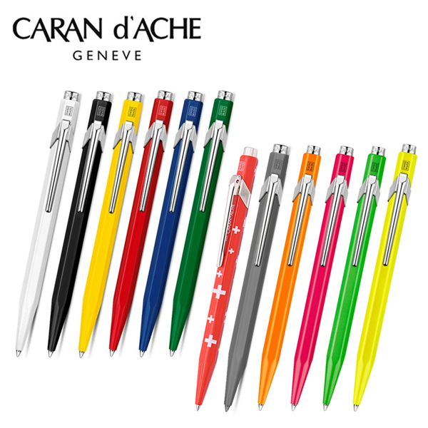 CARAN d'ACHE（カランダッシュ） 849 ボールペン ホワイト/ブラック