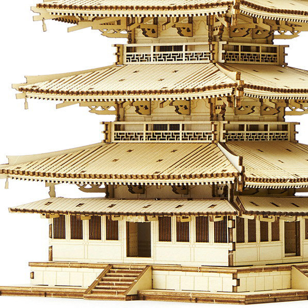 ki-gu-mi 建造物 プラモデル・模型 五重塔 KGM-GOJUNOTO : 1MORE
