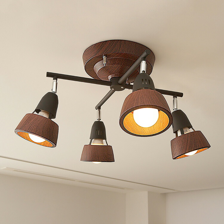 アートワークスタジオ0321 5連 照明 スポットライト ホワイト＋木製