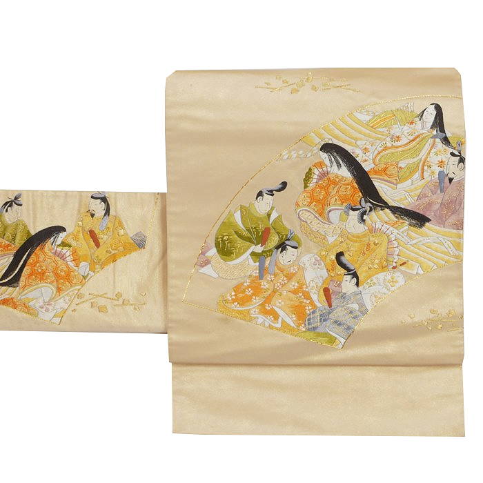 リサイクル袋帯 日本刺繍 中古着物 きもの帯 Mサイズ 仕立て上がり