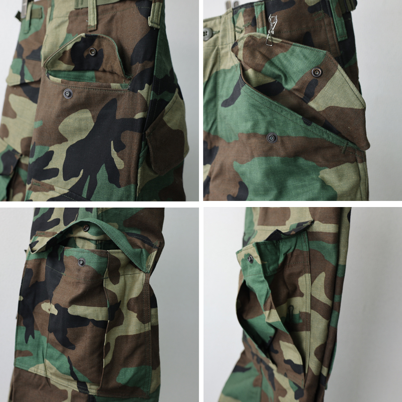 US. M-65 フィールドパンツ[ウッドランドカモ]《実物・新品(未使用品