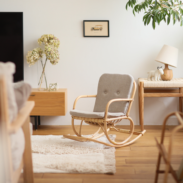 キッズロッキングチェア キッズチェア 子供椅子 ナチュラル