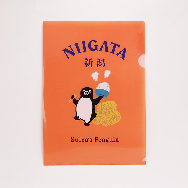 Suicaのペンギン A4クリアファイル（新潟）:TRAINIART JRE MALL店