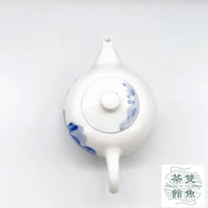 景德鎮手繪青花山水茶壺– 雙魚茶館