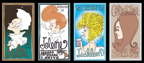 SHERBETS エンブレム ステッカー⑦ シャーベッツ 浅井健一 浅井健一