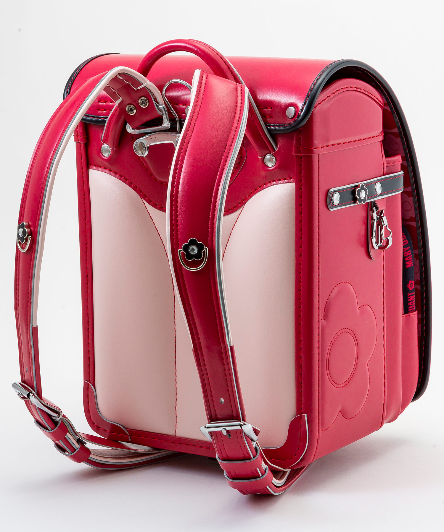 即日発送ピンクMary quilting suede bag ANDMARY Mary quilting bag