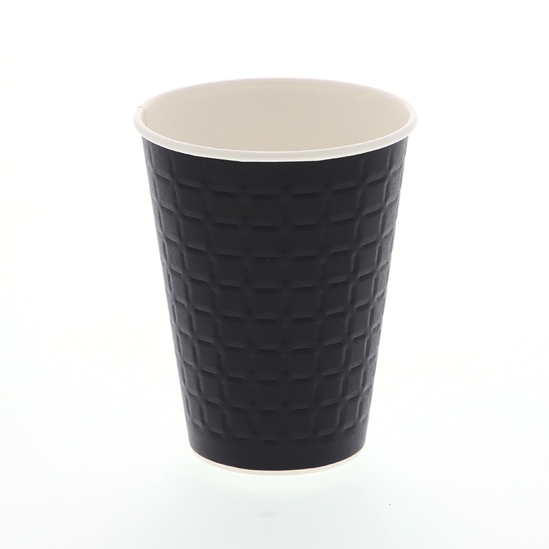 スマイル 紙コップ モデレカップ 9オンス ブラック 50個/袋 004539089