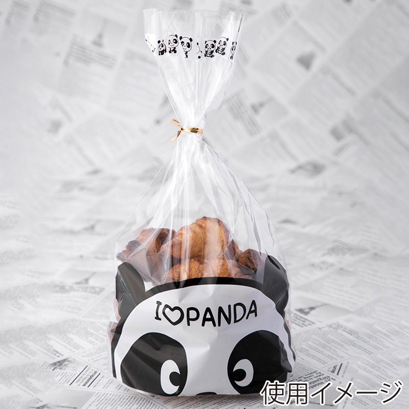 大阪ポリエチレン販売株式会社 PP小袋 パンダ柄 9628 100枚/袋（ご注文