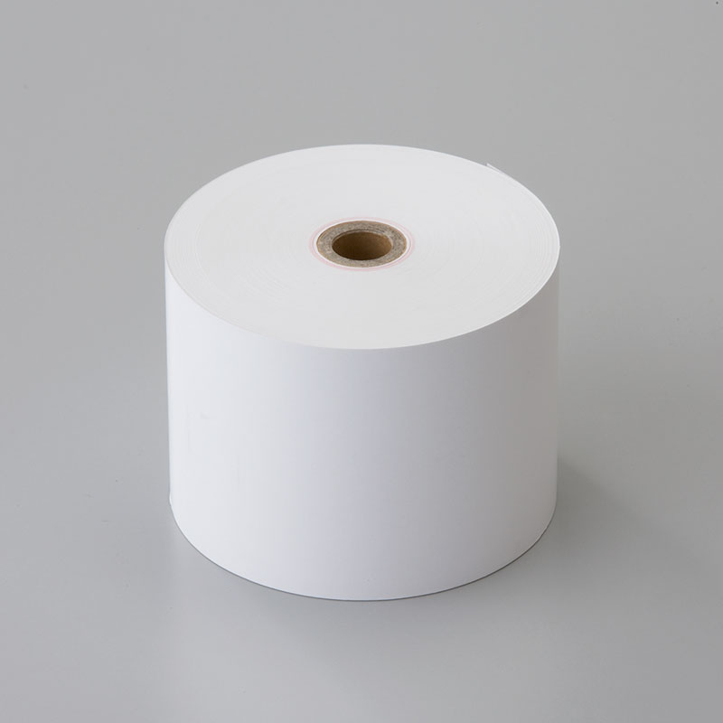 TANOSEE 感熱レジロール紙 中保存 幅80×直径71mm×長さ63m 厚み約0.065