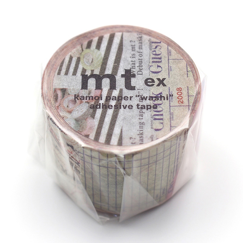 カモ井加工紙 マスキングテープ mt ex レトロコラージュ MTEX1P252 1巻