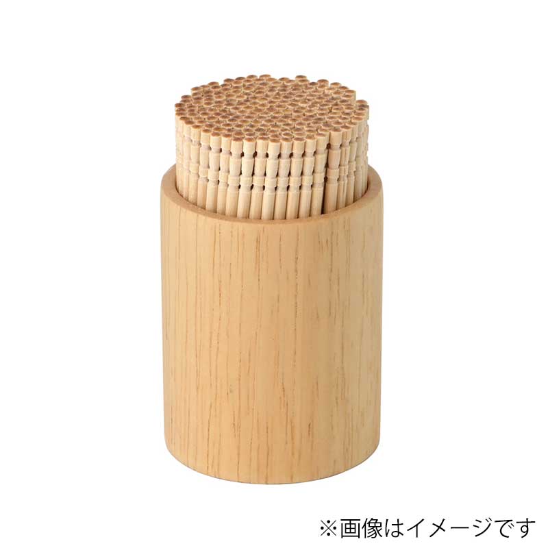 シンビ 木製楊枝入れ ナチュラル 楊枝入れ-1 1個（ご注文単位3個