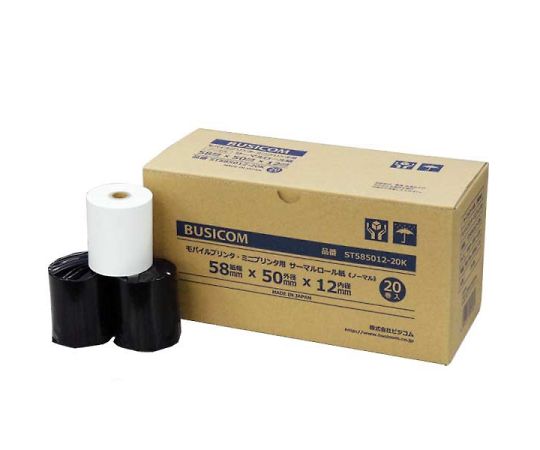 TANOSEE 感熱レジロール紙 ノーマル保存 幅80×直径80mm×長さ63m 厚み約