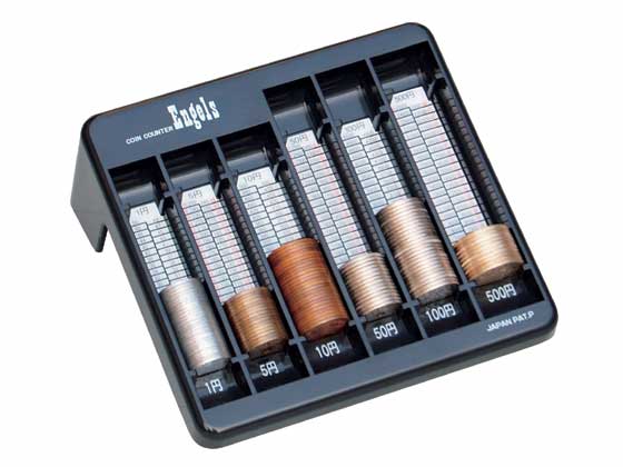 エンゲルス コインカウンター 小 YH-3000黒 1個（ご注文単位1個)【直送