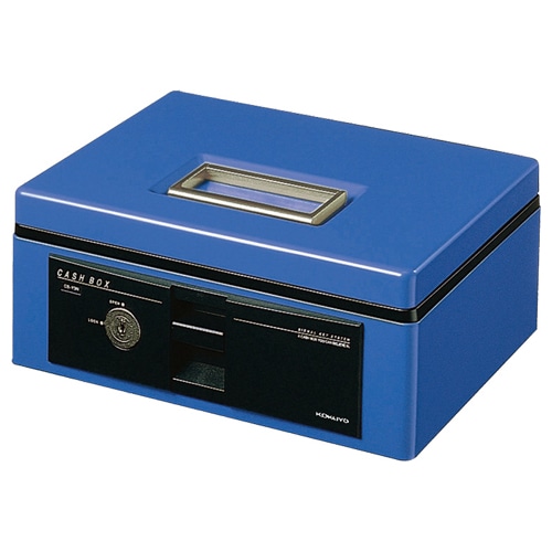 コクヨ 手提げ金庫スタンダードタイプ A5 W272×D215×H113mm 青 CB-Y13B
