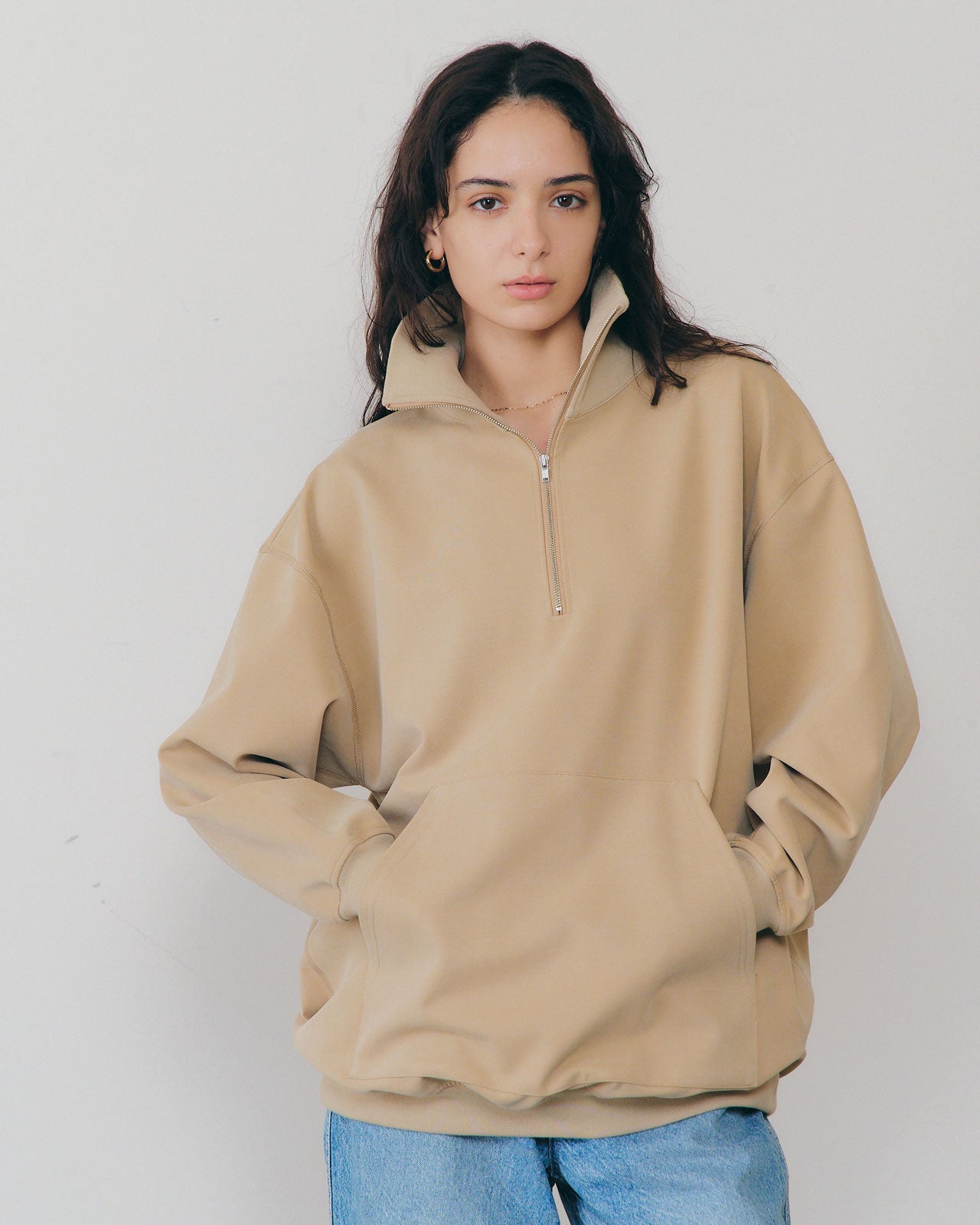 FIBRIL TWILL HALF ZIP – Shinzone