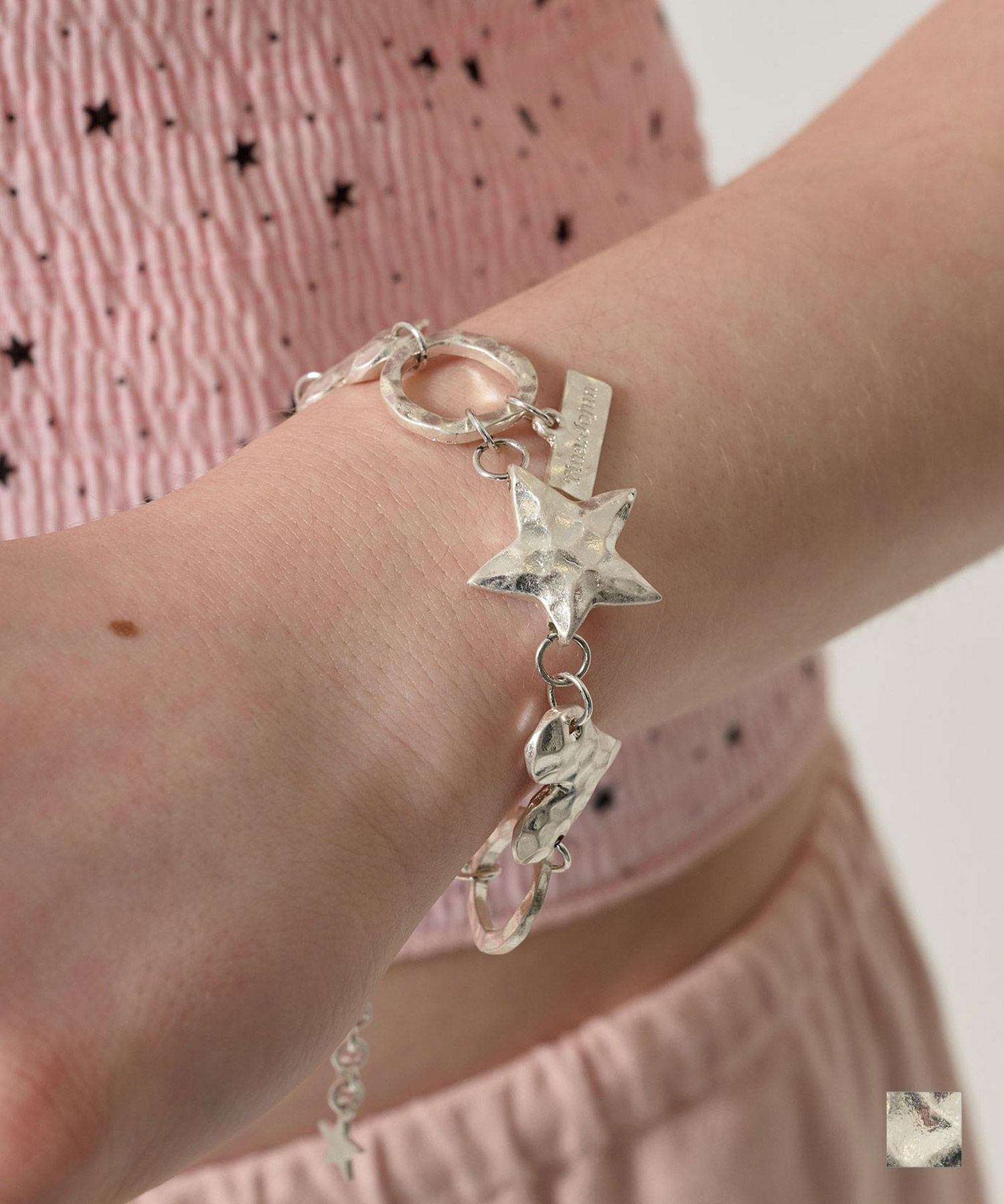 STUSSYxJAM MADE干支ストーン シルバー ブレスレット希少 STUSSYxJAM