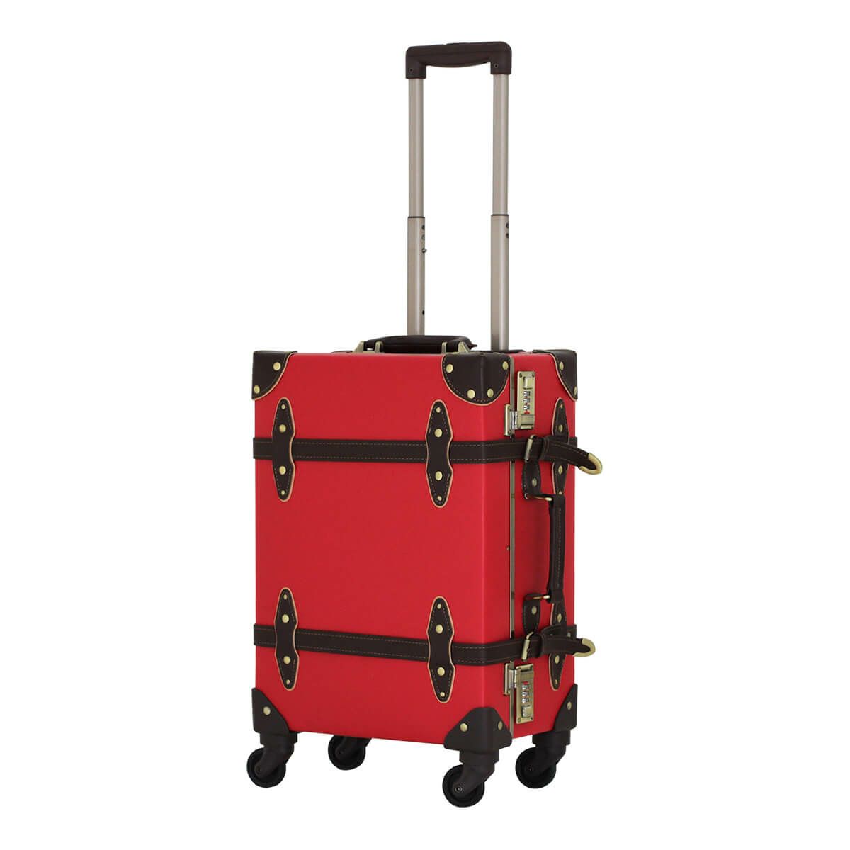 ユーラシアトランク 赤 キャリーケース シフレ 豚革 旅行 レトロ