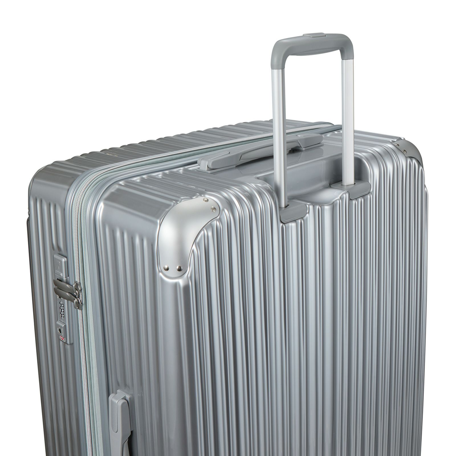 抗菌 拡張スーツケース XLサイズ オーバーサイズ ジッパータイプ