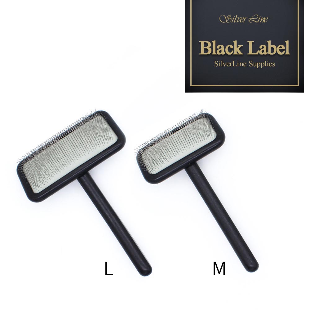 SHARR スリッカーブラシ ブラック/オレンジ SHARR スリッカーブラシ 黒