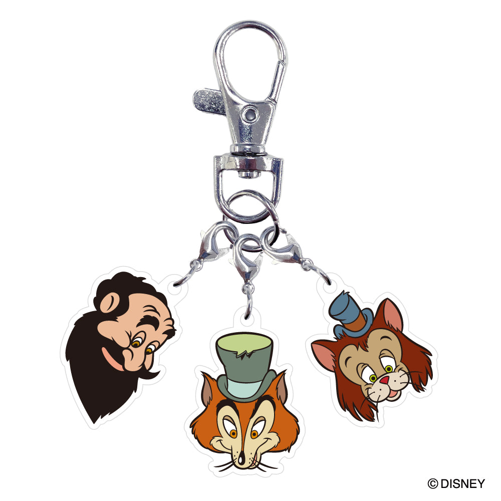 ディズニー トリオアクリルキーホルダー ディズニーヴィランズシリーズ