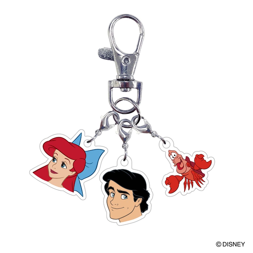ディズニー トリオアクリルキーホルダー プリンセスシリーズ – きゃら