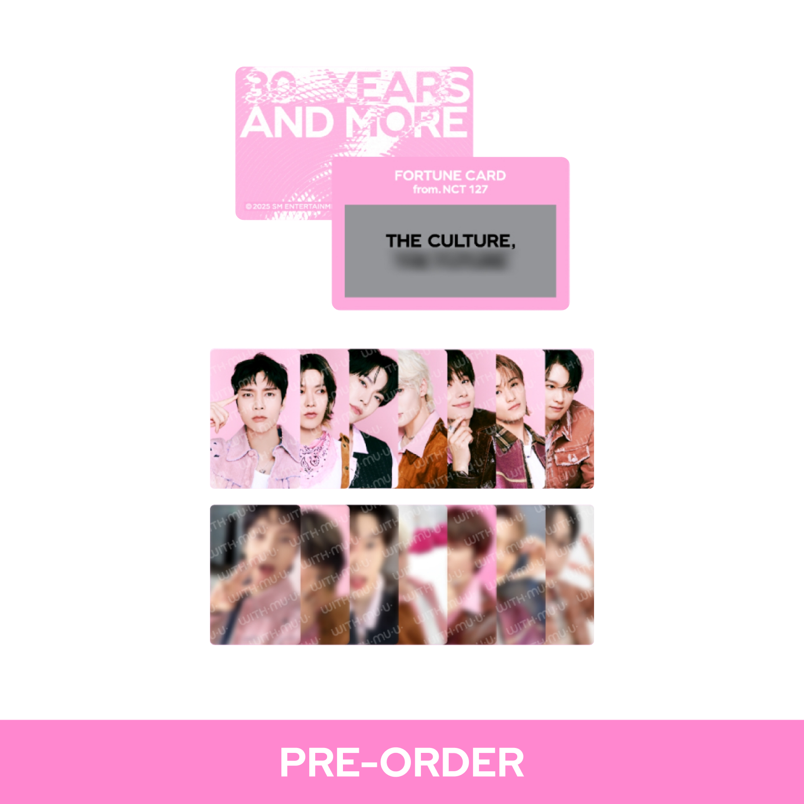 SM TOWN - FORTUNE SCRATCH CARD SET / SMTOWN LIVE 2025 TOUR