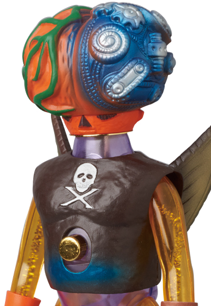 当時物 中嶋製作所 アストロミュー5 デビルバドー ソフビ 人形 レトロ