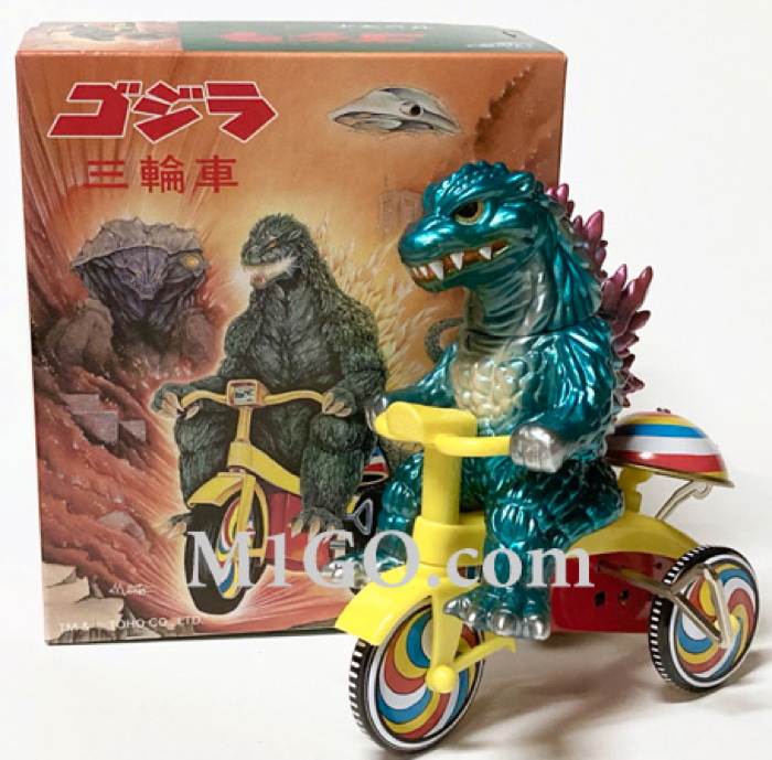 BEAMS別注 M1号 74ゴジラ三輪車 ソフビ ビームス フィギュア｜M1号 74