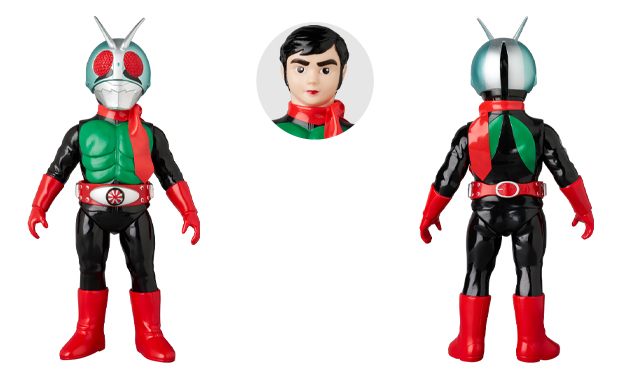 東映レトロソフビコレクション 仮面ライダー新2号(ダブルライダー