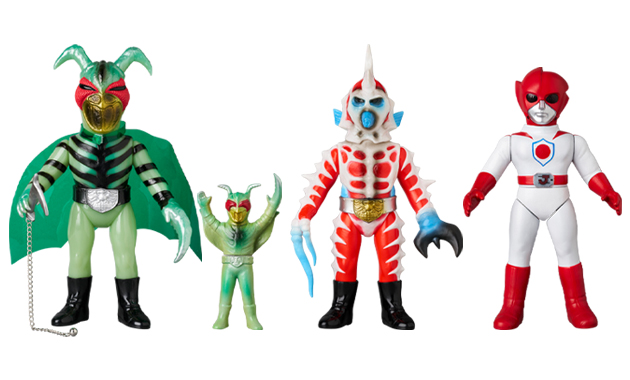 メディコム・トイ×東映レトロソフビ☆カマキリ男 （鎖カマVer.）+