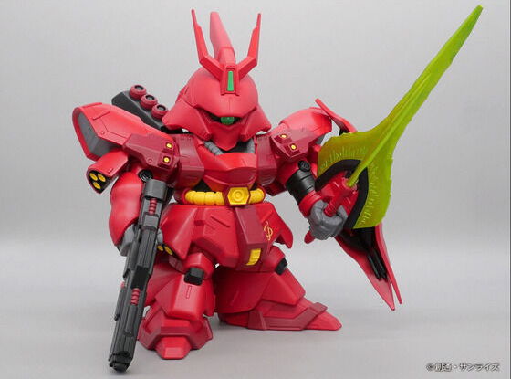 名セリフ「アクシズ、行け！忌まわしい記憶と共に！」と共に「サザビー