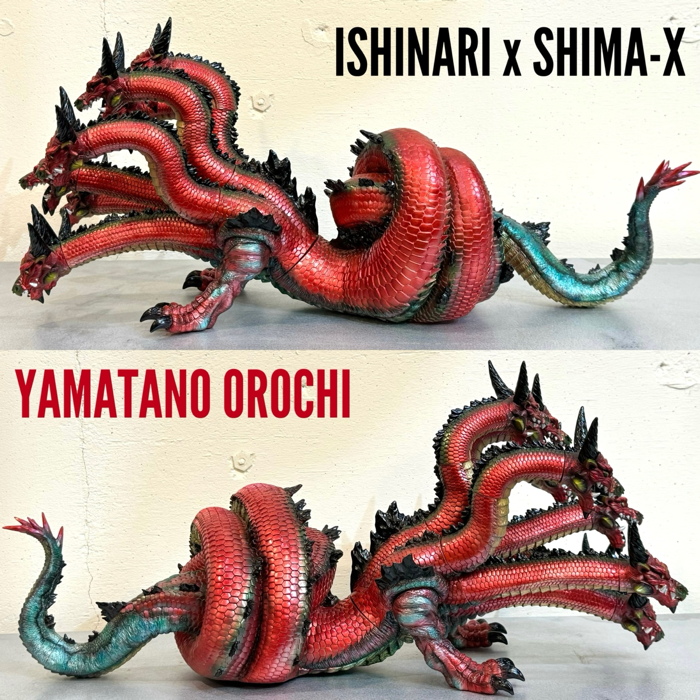 限定10体 レア】ジャンボソフビ ヤマタノオロチ八岐大蛇 水食いVer