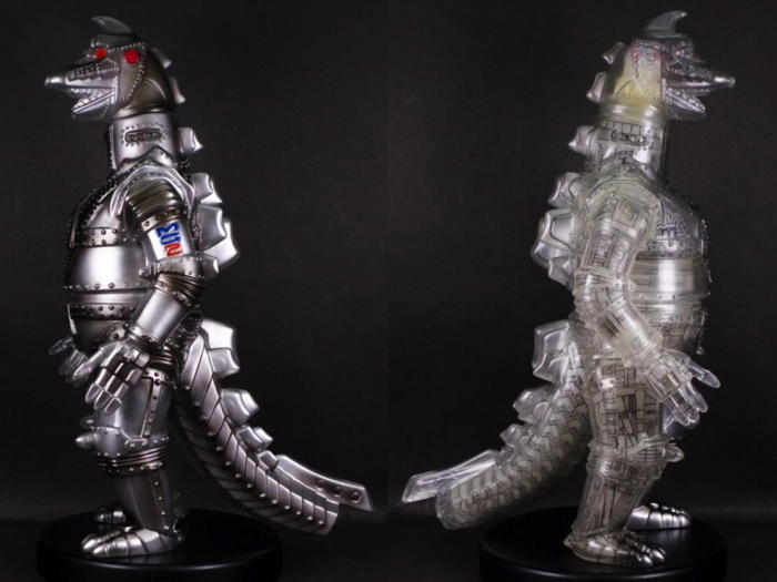 マルサン メカゴジラ Ⅱ 450 Sparkle Glitter Odd Eyes ver. Sofubi