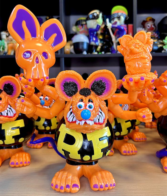 BlackBook Toy Asura Rat Fink ゴールド その他 Asura Rat Fink Gold